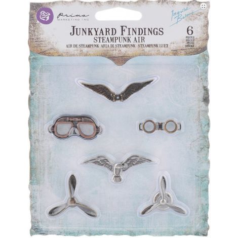 Elementy metalowe Prima Marketing Junkyard Findings, 6szt